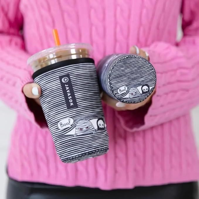 Sok It JavaSok Iced Coffee & Cold Soda Insulated Neoprene Cup Sleeve - Image 2