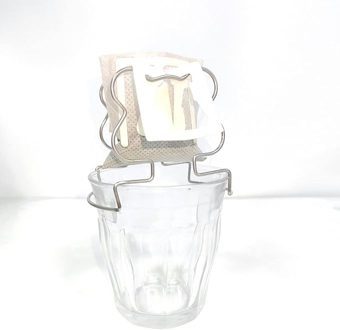 Tyenaza Drip Coffee Bag Holder, 304 Stainless Steel Coffee Powder Filter Bag - Image 2