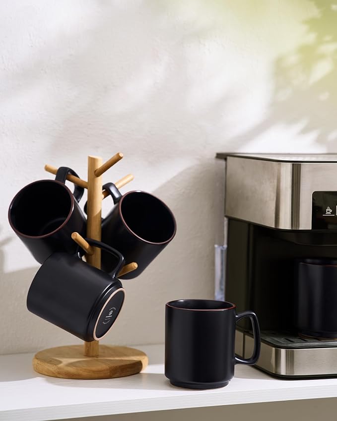 famiware Coffee Mugs Set of 6, Nebula 14oz Coffee Mugs, Ceramic Cup Set - Image 8