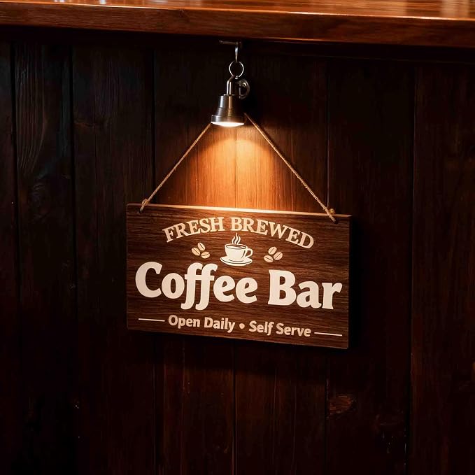 Coffee Bar Decor Sign Station Decor Shop Home Kitchen Cafe Decorations - Image 5