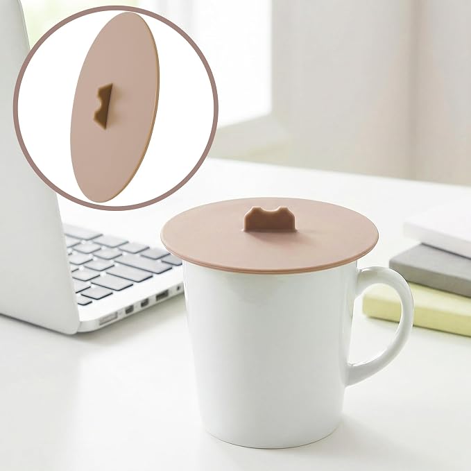 4pcs Silicone Cups Cover Lids, Universal Reusable Drink Cup Lids, Dust-proof - Image 6