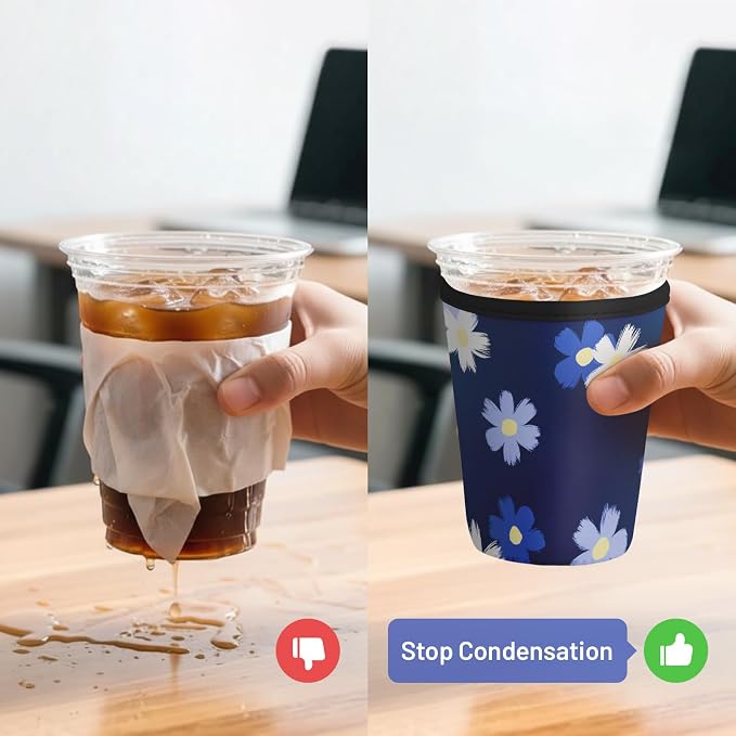 Iced Coffee Sleeve Reusable Cup Sleeves - Image 4