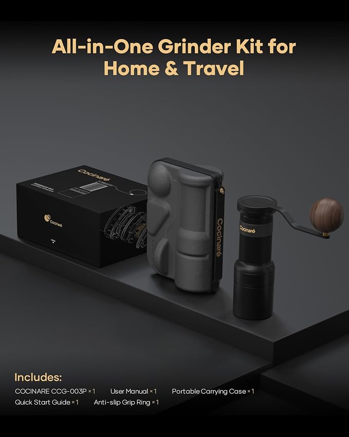 Cocinare ESSENCE GO B38 Pro Manual Coffee Grinder – - Image 6