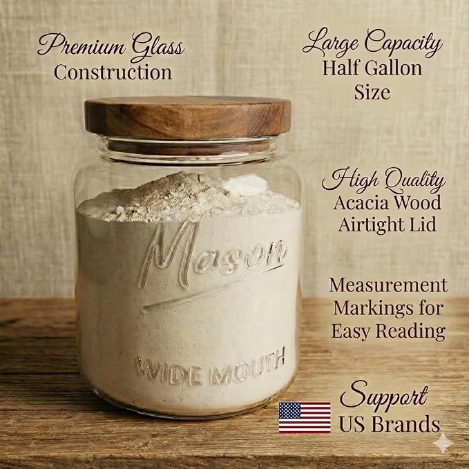kitchentoolz Large Mason Jars - Image 4