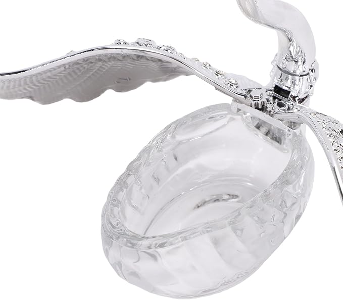 Diydeg Condiment Jar, Plastic Glass Decorative Swan Shaped Seasoning Organizer - Image 8