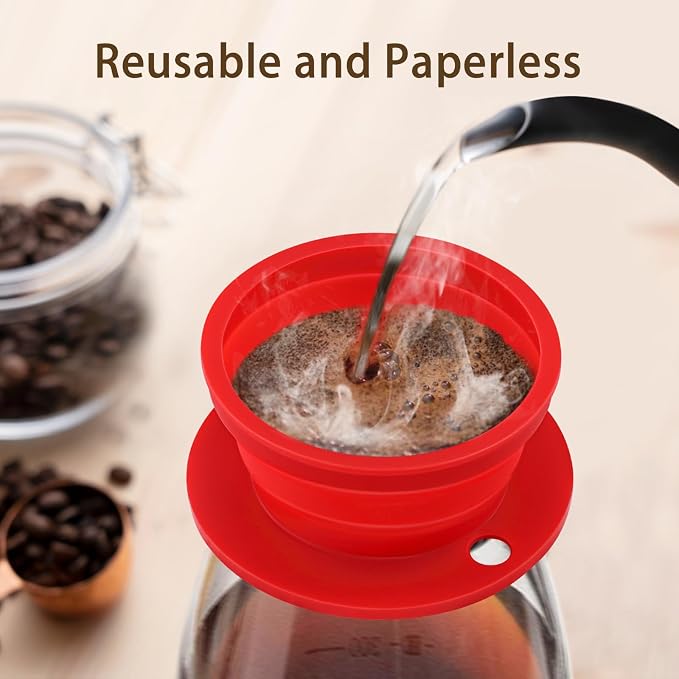 Paperless Collapsible Pour over Coffee Filter - Image 2