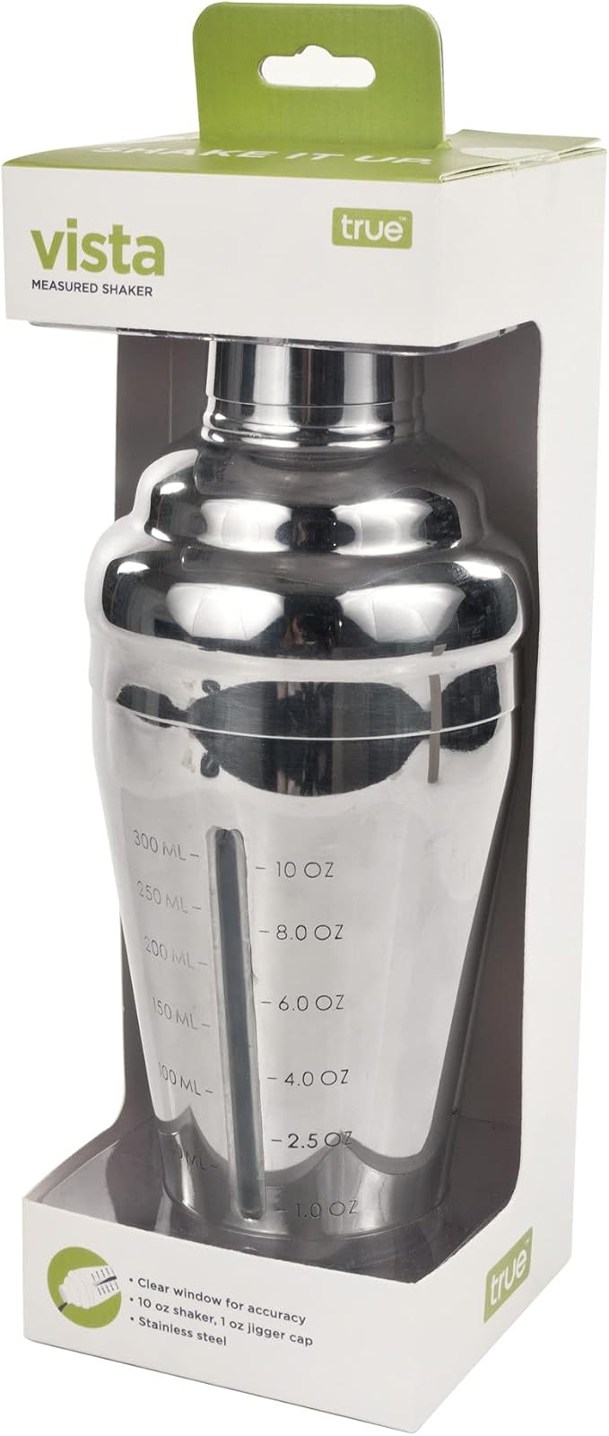 True Vista Stainless Steel Cocktail Shaker - Image 8