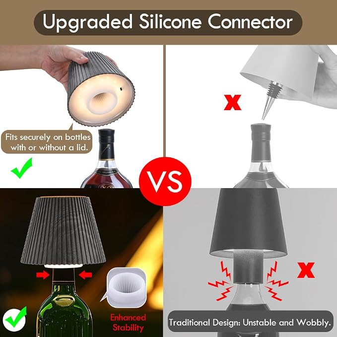 WILIT Wireless Bottle Lamp Shades - Image 4