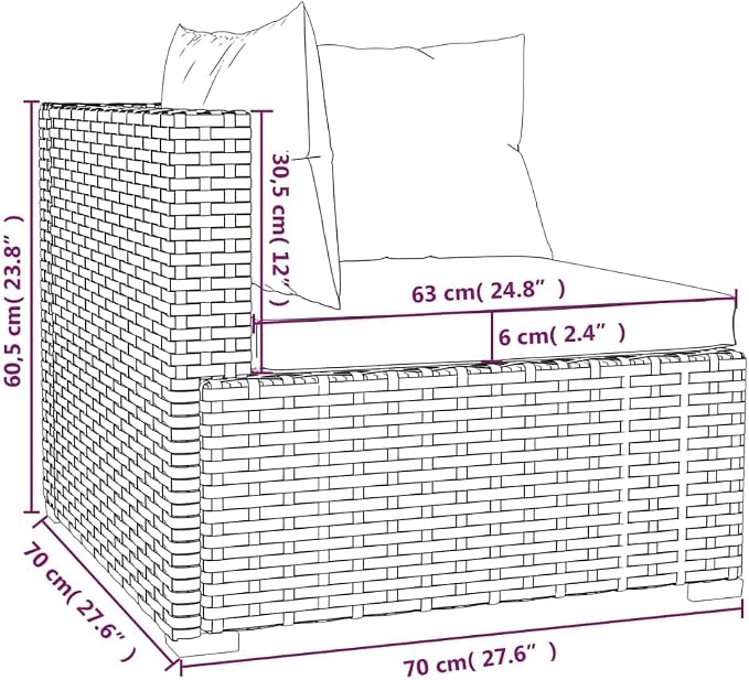 7-Piece Garden Lounge Set, Versatile Seating - Image 8