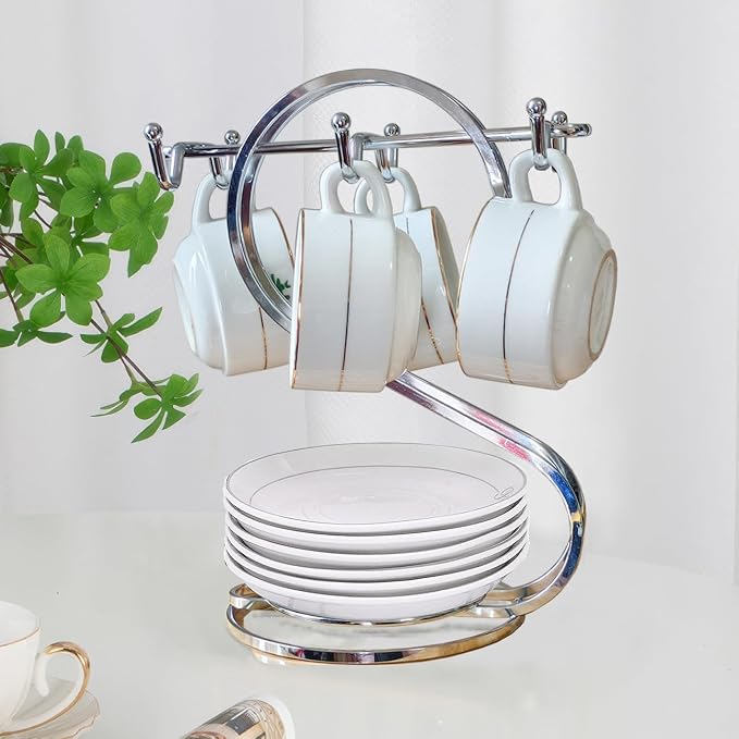 Coffee Mug Holder Metal, Mug TeaCups Holders Countertop, Coffee Mug Tea Cup - Image 6