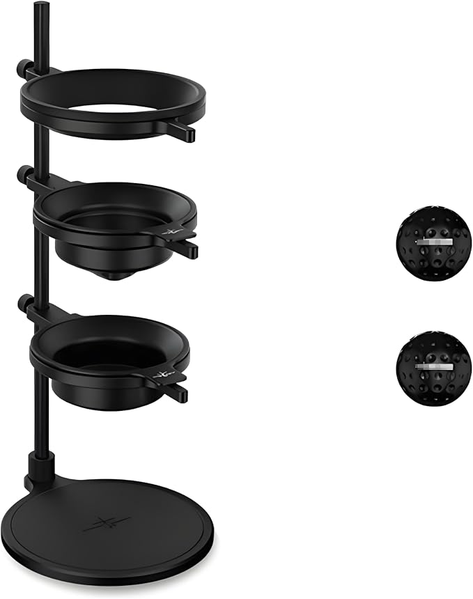 Coffee Dripper Stand with 2 Pcs Espresso Cooling Ball, Height Adjustable Metal by Unknown