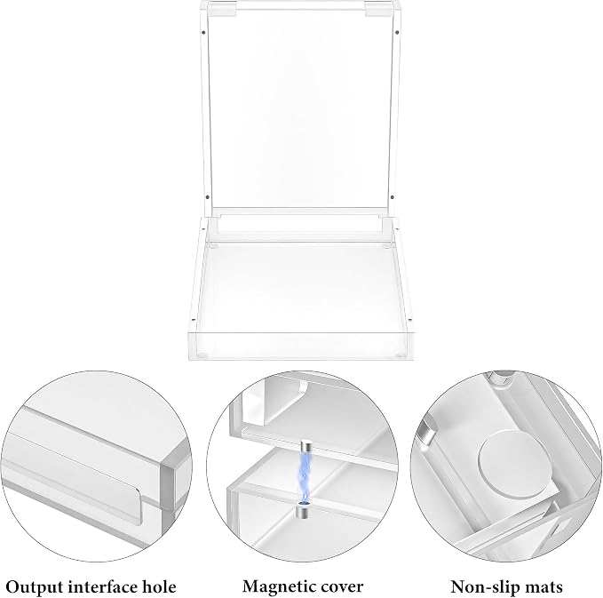 Geekria Audio Sampler Acrylic Protective Case/Dust cover, Compatible - Image 2