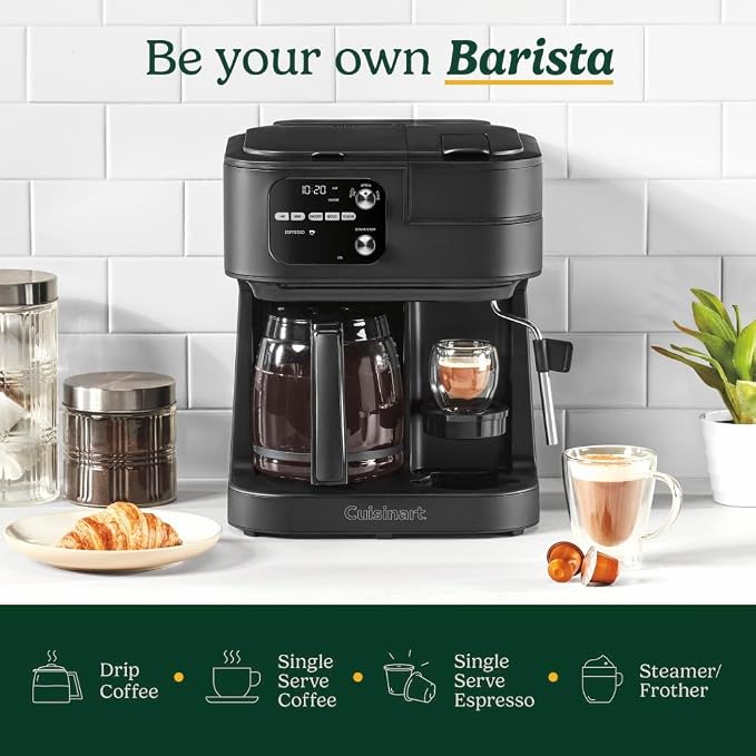 Cuisinart Coffee Center Barista Bar 4-in-1 Coffee Maker, Single-Serve Pods - Image 2