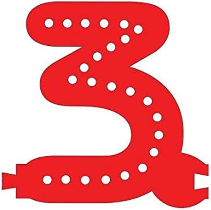 M&T Displays LED Marquee Letter Lights Modular Red Light Up Number Initial - Image 2