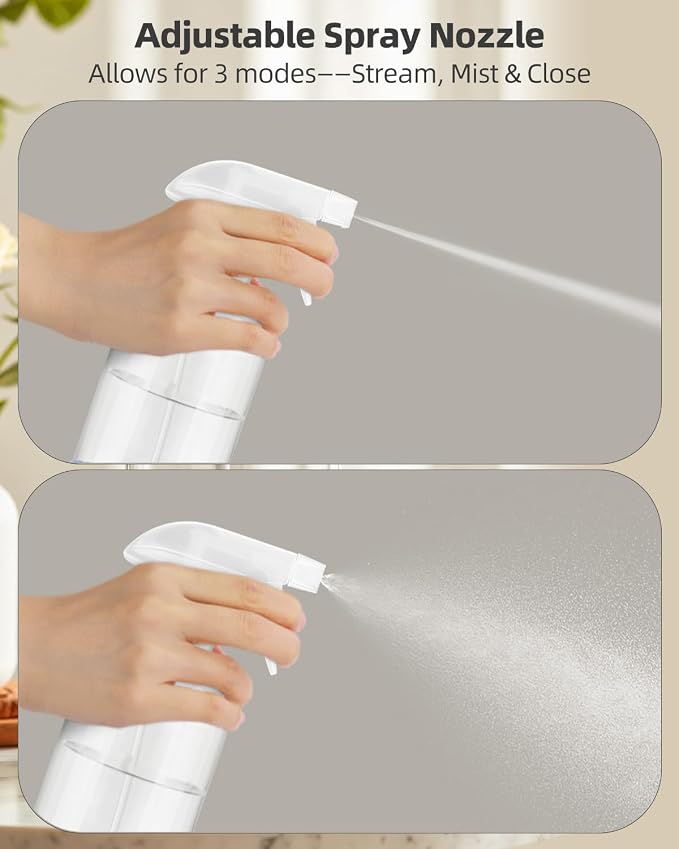 Worldgsb 2 Pack Glass Spray Bottles 8 oz, Empty Refillable Containers - Image 3