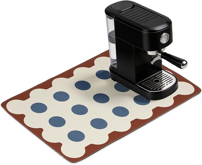 uxcell Coffee Mat, 23.6x19.7 Inch Super Absorbent Dish Drying Mat Bar by uxcell