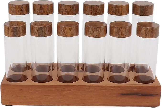 Fydun Clear Glass Coffee Bean Storage Jar, Tubes by Fydun