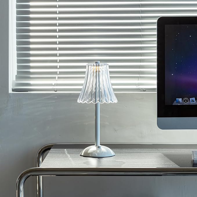 HEQET Cordless Table Lamps for Home, Dining Room, USB Charge 12'' Tall LED - Image 5
