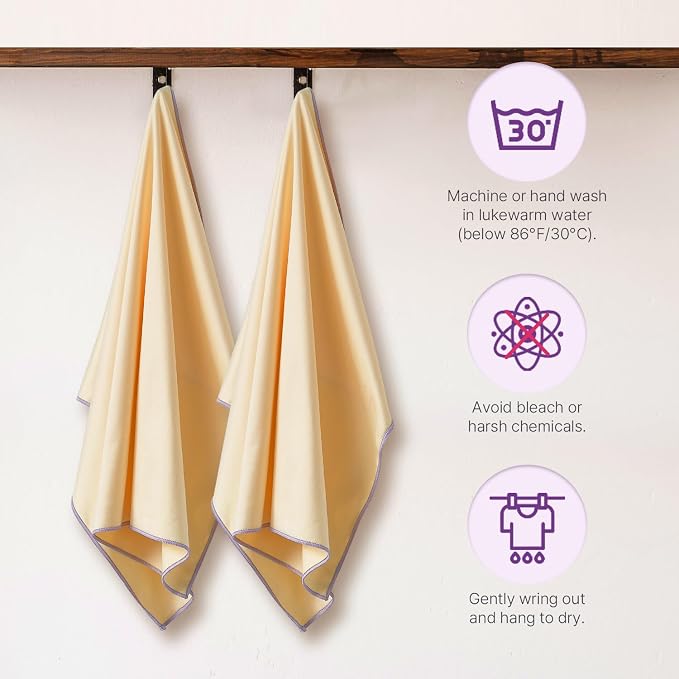 Vintorio Microfiber Polishing Cloth Clear, Streak Free, Cleaning - Image 6