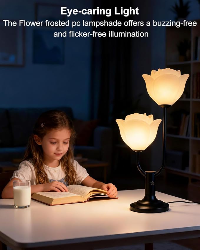 Lightdot Women Bedside Table Lamps - Image 4