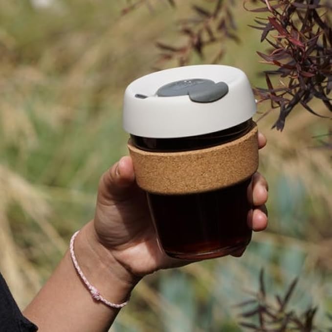 KeepCup Brew Cork, Reusable Glass Tumbler - Image 2