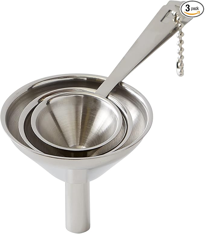 RSVP International Endurance Collection Kitchen Spice Jar/Oil Bottle Funnel by RSVPInternational