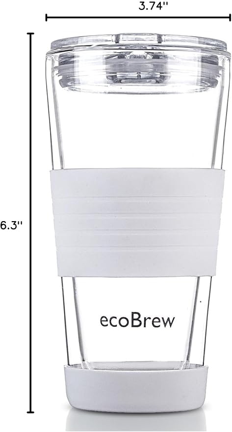 16oz Double Wall All Glass Tumbler - Image 10