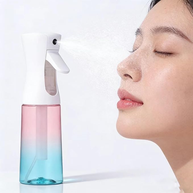 ZALUJMUS Ultra Fine Mist Spray Bottle, 200ml Continuous Sprayer, Plastic - Image 3