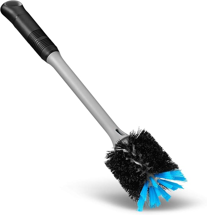 MOSOLAN 2-in-1 Water Bottle Brush and Straw Cleaner Brush, Long Handle Water - Image 2