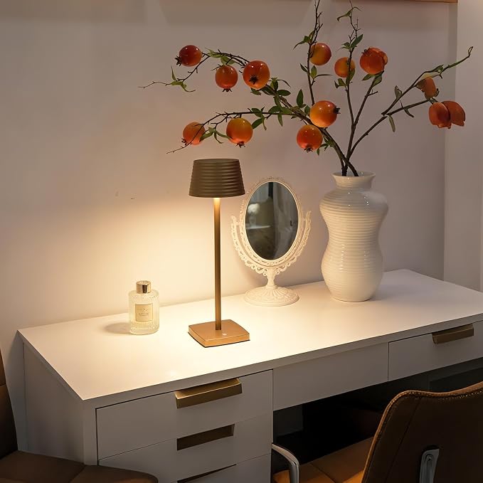 Cordless Rechargeable LED Table Lamps, 3 Color Touch Stepless Dimmable - Image 6