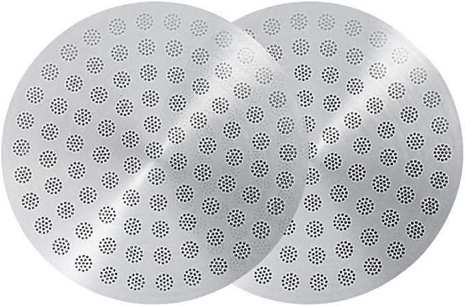 Espresso Puck Screen 53.3mm 2 Pack, Coffee Filter Laser-cut Screen by CAPFEICOFFEETOOLS