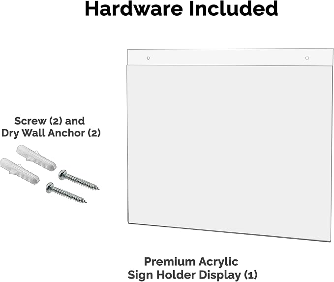 Marketing Holders 5 Pack Wall 14" x 11" Sign Holder - Image 4