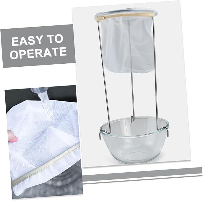 1set Jam Strainer Stand Reusable Mesh Filter Bag - Image 5