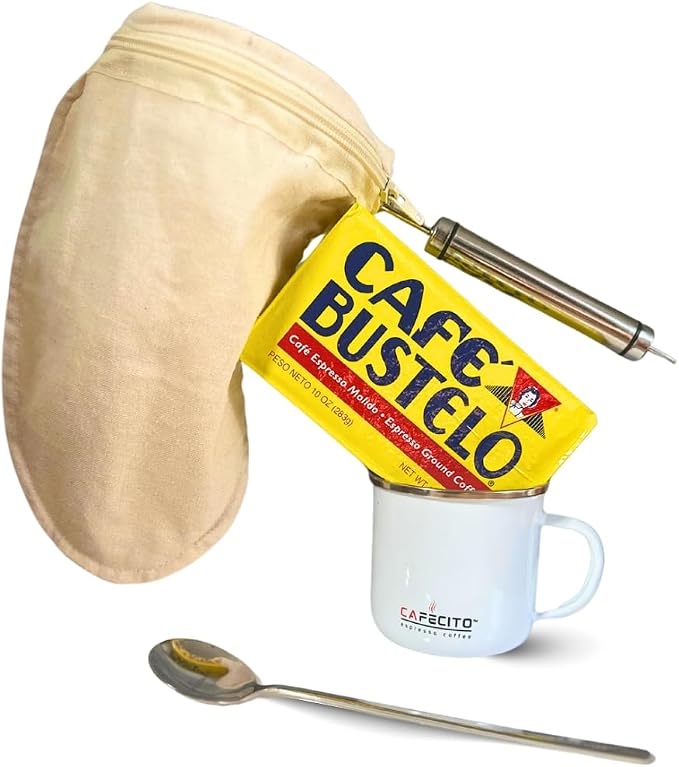 Café Colao Starter Kit – Cafecito Pour Over Coffee Strainer | Traditional by CafecitoEspressoCoffee