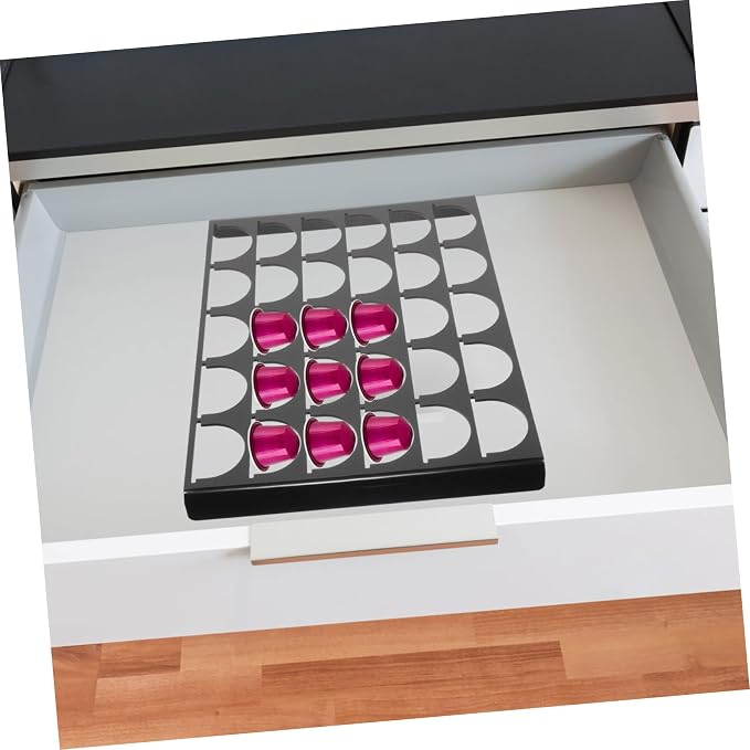 VILLCASE Acrylic Coffee Capsule Rack Organizer Espresso Holder - Image 7