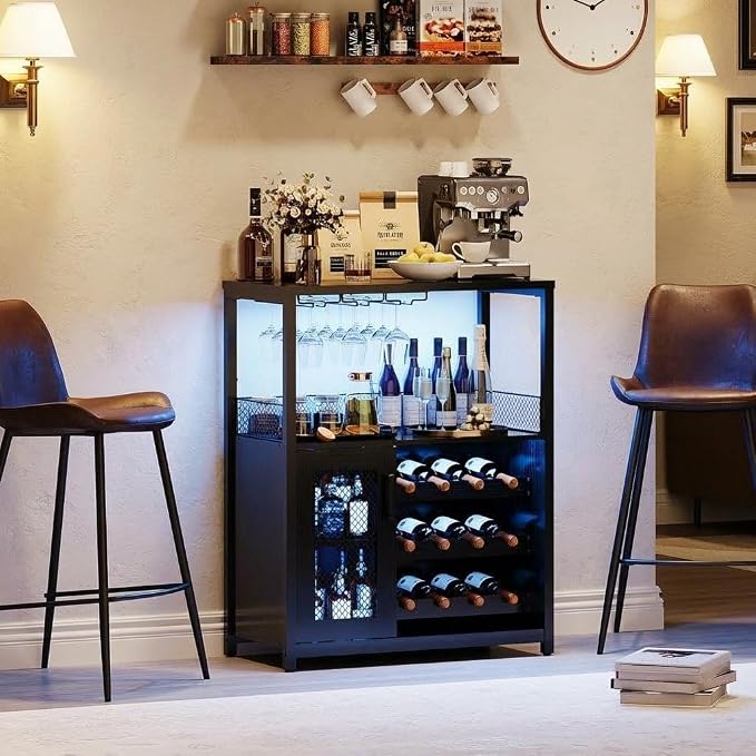 Jojoka 3 Tier Wine Bar Cabinet by Jojoka