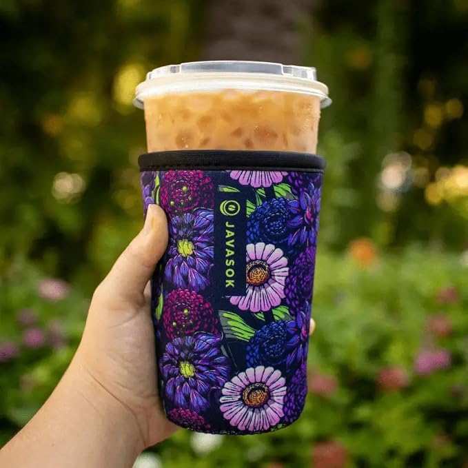 Sok It JavaSok Iced Coffee & Cold Soda Insulated Neoprene Cup Sleeve - Image 2