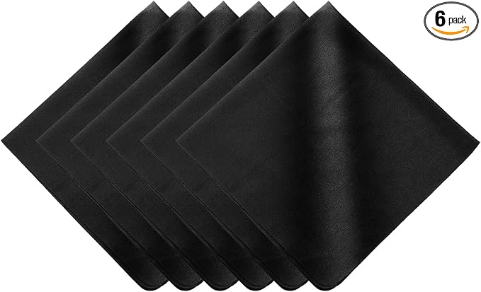 PATIKIL 6Pcs Soft Eyeglass Cloths, 15.8 x 15.8 Electronics Microfiber Cleaning by PATIKIL