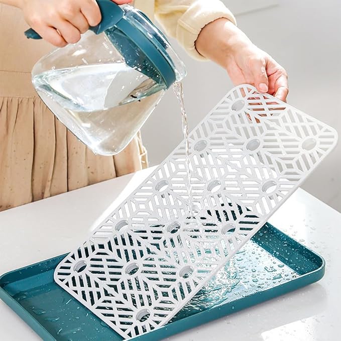 Dish Drying Rack, Cup Drain Tray, Mug Drainboard, Glass Drying Tray, Mug Drain - Image 5