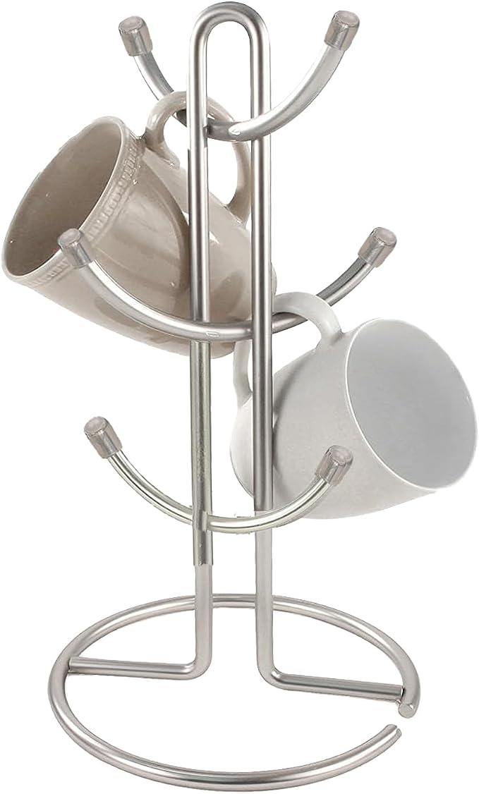 FitWell Mugs Holder, Mug Tree, Coffee Mug Holder, Coffee Mug Tree, Mug Organizer by FitWellHomeProducts