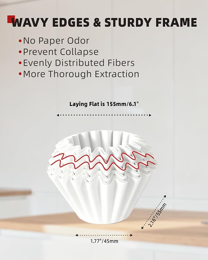 200 Pcs Disposable Coffee Filters - Image 5