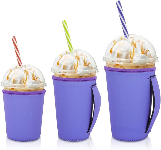 Iced Coffee Sleeve Insulator Sleeves by AJLTPA