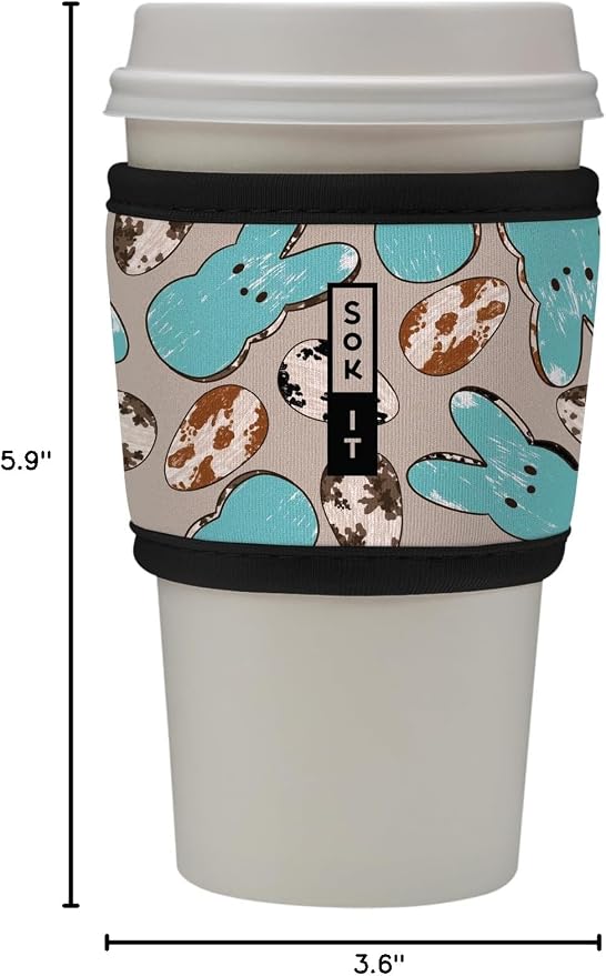 Sok It HotSok Coffee & Tea Reusable Insulated Neoprene Cup Sleeve - Image 7