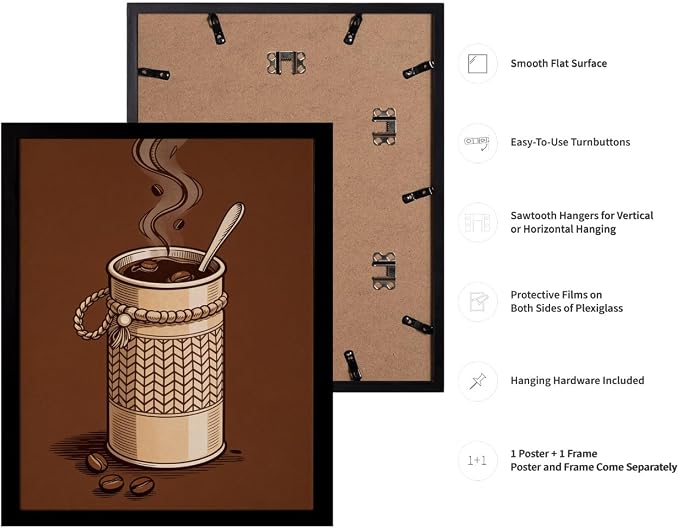 Lawrence Williams Designs Rustic Coffee Mug Poster - Image 3