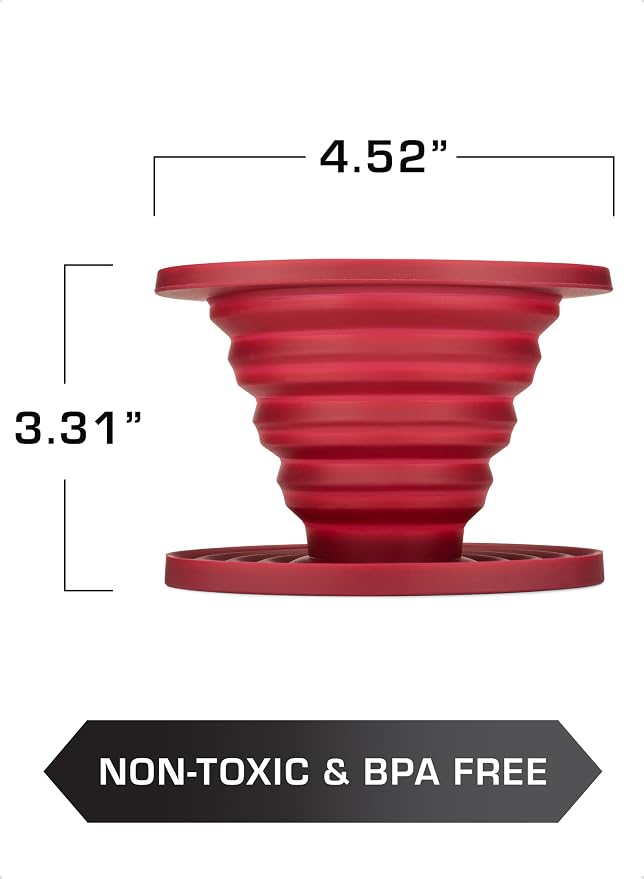 COLETTI Sierra Camping Pour Over Coffee Dripper — Collapsible Pour Over Coffee - Image 2