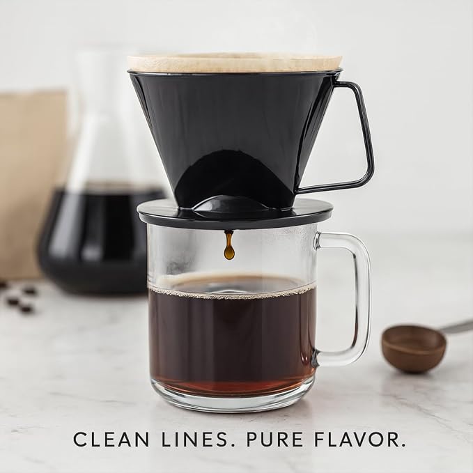 Fino Pour-Over Coffee Brewing Filter Cone, Number 1-Size, Brews 1 to 2-Servings - Image 8