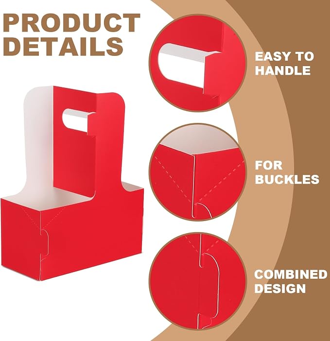 PATIKIL Drink Carrier with Handle - Image 3