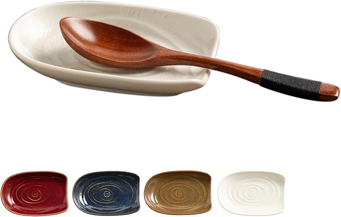 Ceramic Spoon Rest, and coffee stirrers while saving counter and drawer space by Unknown