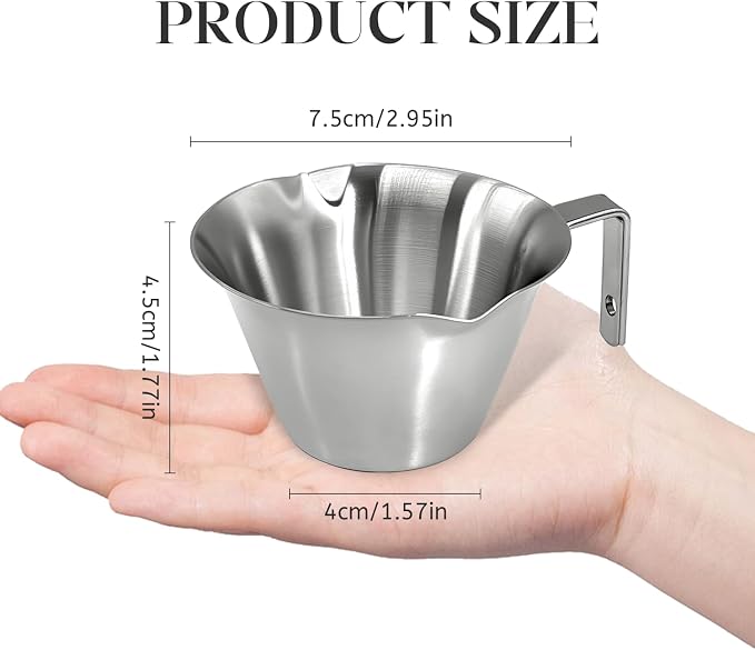 1 Pcs Stainless Steel Espresso Cups - Image 2