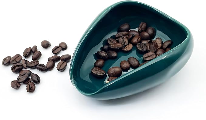 Newly Upgraded Coffee Bean Dosing Cup, Ceramic Dosing Dish by LamChyar